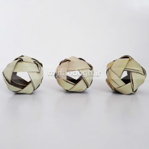 توپ بازی و تزئینی حصیری 5 ضلعی