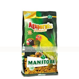 خوراک پاراکیت های آفریقایی منیتوبا با پلت نکتار MANITOBA agapornis parakeets