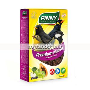 خوراک مرغ مینا، پرندگان حشره خوار و میوه خوار پینتا + میوه Pineta Premium Menu Universal Fruits
