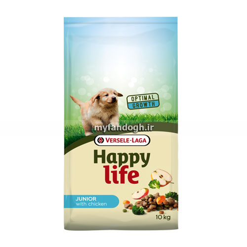 غذای خشک توله سگ هپی لایف ورسلاگا با مرغ Versele laga Happy life Junior with Chicken