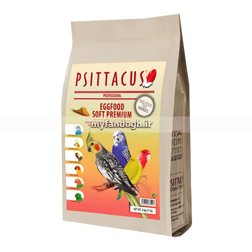 غذای تخم مرغی نرم ممتاز سیتاکوس Psittacus Eggfood Soft Premium