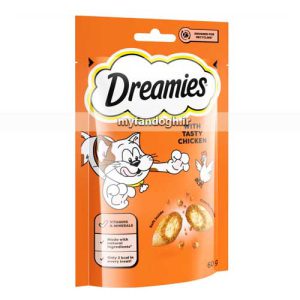 بیسکویت تشویقی گربه دریمیز با طعم مرغ DREAMIES Cat Treat Biscuits With Tasty Chicken