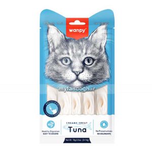 بستنی گربه ونپی طعم تن ماهی WANPY Creamy Treat Tuna For Cat