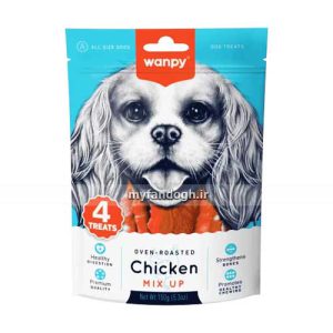 تشویقی سگ ونپی مخلوط مرغ Wanpy Chicken Mix Up