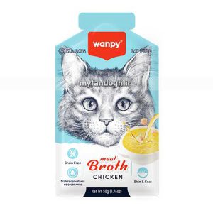 سوپ گربه ونپی گوشت مرغ WANPY Meat Broth Chicken For Cat
